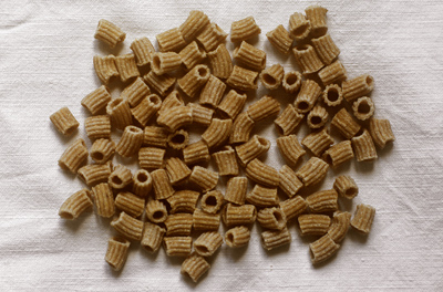 IMMAGINE: pasta di semola integrale di grano duro da agricoltura biologica - ditalini
