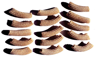 IMMAGINE: pasta di semola integrale di grano duro da agricoltura biologica - maccheroni