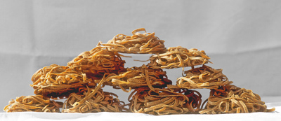 IMMAGINE: pasta di semola integrale di grano duro da agricoltura biologica - tagliolini